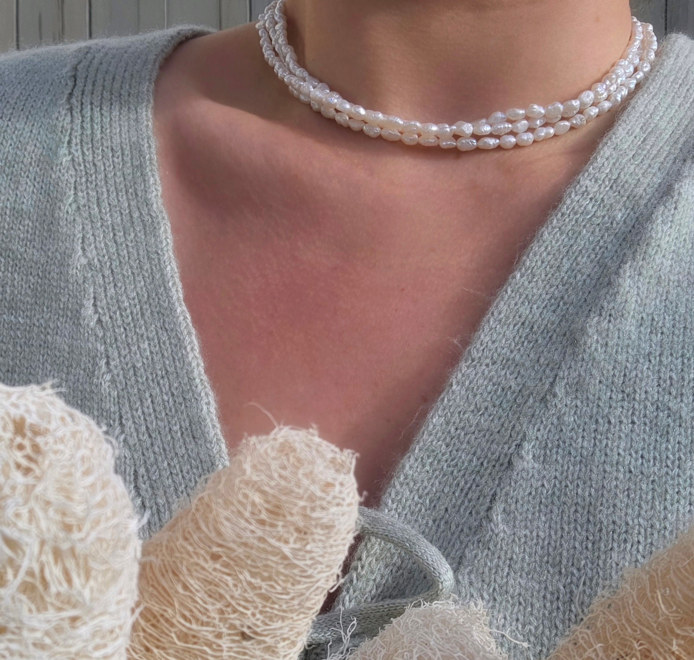 L'Anima Rice Pearl Strand