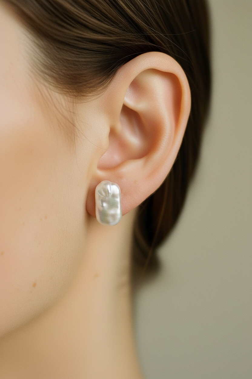 On-ear Quadro Keshi — slightly wider, vertical