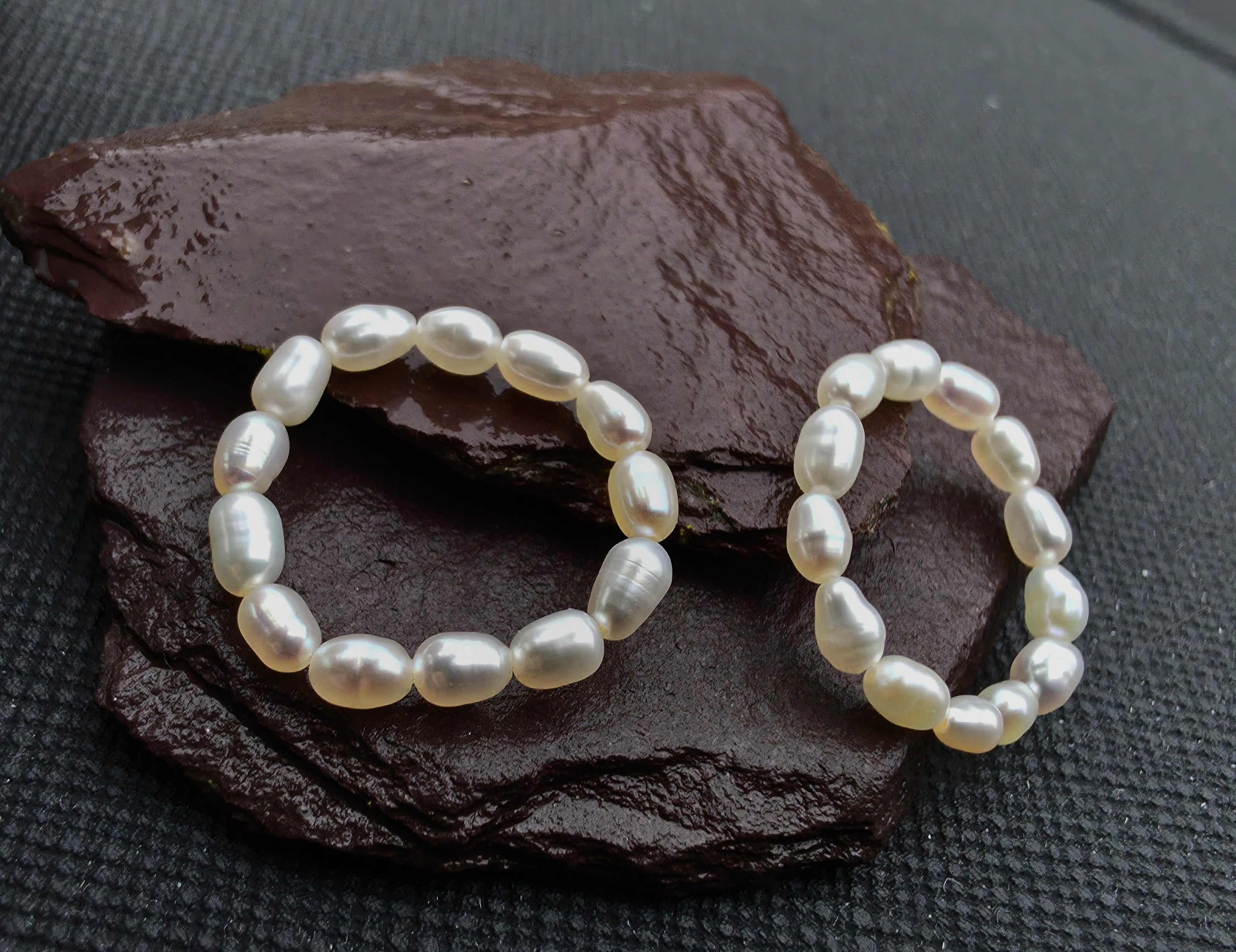 The Piccola Pearl Stacking Rings